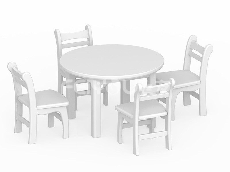 密度中纤板材质儿童圆桌