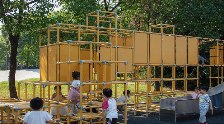 幼儿园体能训练器材是必备的游乐设备
