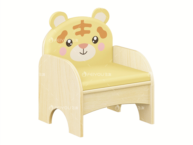 F202287妙想花园·单人沙发（含老虎坐垫）-幼儿园家具