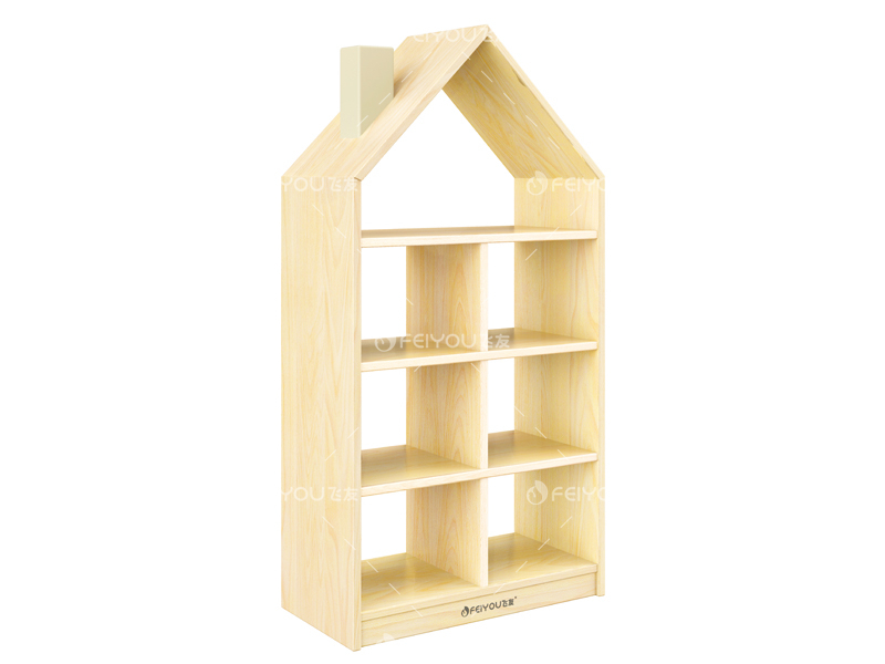 F002367乐森林·三层小屋造型柜-幼儿园家具