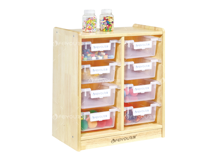 F000767乐森林·教具盒柜（含透明教具盒）-幼儿园家具